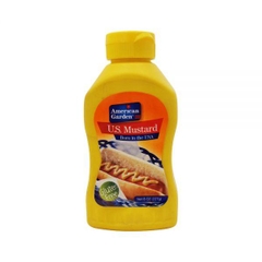 Xốt mù tạt vàng hiệu American Garden U.S. Mustard - Chai lớn 226g/397g