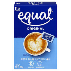 Đường ăn kiêng hiệu Equal Original Zero Calorie Sweetener - 115 gói