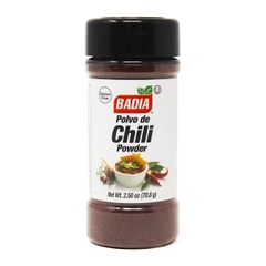 Ớt bột Chili hiệu Badia Chili Powder - Hủ 70.8g