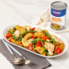 Nước Dùng Gà Nguyên Liệu Tự Nhiên 100%, Không Bột Ngọt Swanson Chicken Broth, Lon 411g (14.5 Oz.)