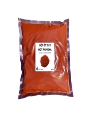 [1kg ] Bột ớt cay - Hot Paprika Powder nguyên chất dùng làm gia vị, chến biến món ăn Á, Âu 500g, 70g