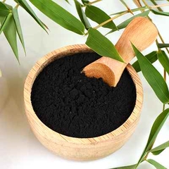 Bột than tre làm bánh, làm đẹp và pha chế hiệu Aunt Michelle Bamboo Charcoal Powder 100gr