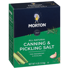Muối ngâm chua và muối chua hiệu Morton All - Natural Canning & Pickling Salt - 1.8kg