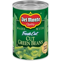 Đậu cô ve cắt khúc ngâm Del Monte Cut Green Beans không biến đổi gen - 411g