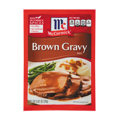 Bột Sốt, Chấm Thịt Nướng, Rau Củ Xào hiệu McCormick Brown Gravy - Gói 24g