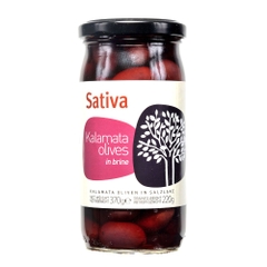Trái Oliu ngâm tách hạt Sativa Kalamata Olives 360g