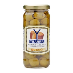 Trái Oliu Xanh Nhồi Phô Mai Hiệu Ybarra Chesse Stuffed Olives 240g