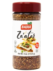Gia vị Za'atar hiệu Badia Zaatar (salt free) dùng cho tất cả các món ăn yêu thích -  hủ 113.4g