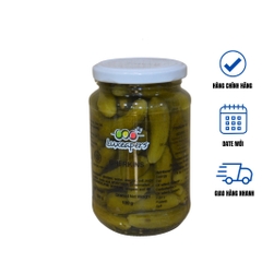 Dưa Chuột Bao Tử Ngâm Luxeapers Baby Gherkins in Brine 350gr