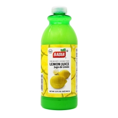 Nước cốt chanh vàng hiệu Badia Lemon Juice - Chai lớn 946ml