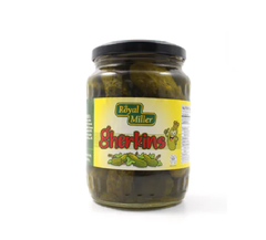 Dưa leo ngâm Gherkins hiệu Royal Miller  - Hủ thủy tinh 680gr