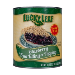 Sốt Việt Quất Xanh Làm Bánh Hiệu Lucky Leaf Blueberry Pie Filling 3kg
