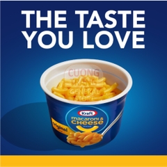 [ Ly tiện lợi ] Nui Phô Mai Kraft, Mac And Cheese Sause Mix Kraft Mỹ - ly 58g