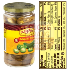 Ớt lát ngâm - Old El Paso Jalapeno Slices 340g