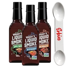 Hương khói hiệu Wright's Liquid Smoked ( Applewood / Mesquite / Hickory) hương vị BBQ Mỹ ngay trong căn bếp - 103ml