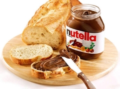 Mứt hạt dẻ ( hạt phỉ ) Cacao phết bánh mì Chocolate Nutella - Hủ thủy tinh lớn 850g