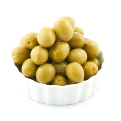 Trái Oliu xanh có hạt hiệu Luxeapers Green Whole Olives - Hủ 360gr