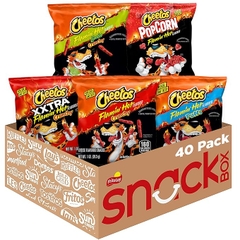 Bánh Snack Cheetos Flamin Hot Limon Crunchy Cheese – Vị Phô Mai Chua Cay – Gói 226.8g