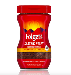 Cà phê hòa tan hiệu Folgers Classic Roast Instant Coffee Crystals 226g