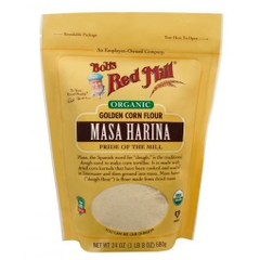 Bột ngô (bột bắp) Masa Harina hữu cơ hiệu Bob's Red Mill Organic Golden Corn Flour 680g