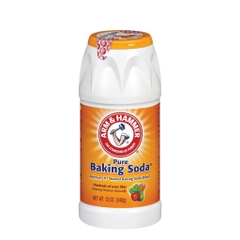 Baking Soda chai 340g rửa rau củ quả chính hãng Arm and Hammer nhập khẩu Mỹ