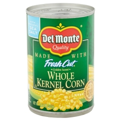 Bắp ( ngô ) nguyên hạt ngâm - Del Monte Whole Kernel Corn, chứng nhận NON-GMO, hủ 432g