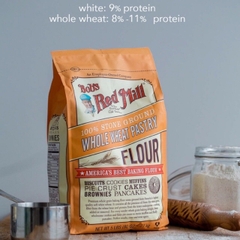 Bột Mì Nguyên Cám Mềm hiệu Bob's Red Mill Whole Wheat Pastry Flour 2.27kg