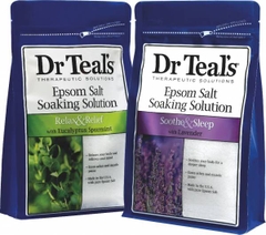 Muối tắm giảm đau nhức, căng thẳng mệt mỏi hiệu Dr Teal's Pure Epsom Salt 1.36kg