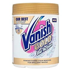 Bột giặt Cho Đồ Trắng Vanish Gold White - Không mùi, không hư sợi vải & da tay 1kg