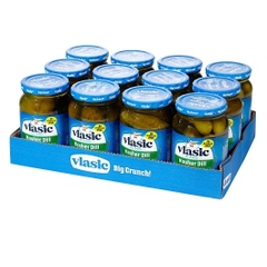 Dưa chuột ngâm muối Kosher hiệu Vlasic Dill Baby Wholes - hủ lớn 1.36kg