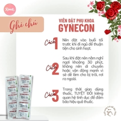 Viên đặt Gynecon-T Thái Lan (Set 2 dây = 10v)