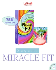 Sagami Miracle Fit hộp 5 chiếc