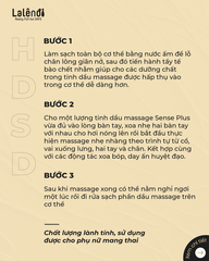 Tinh dầu dừa massage Sense Plus - 10ml