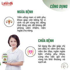 Men uống vi sinh cho phái nữ Lavima Biotic