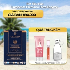 Lucysense Premium Farro Enzyme Hỗ Trợ Tiêu Hoá,Vóc Dáng Thon Gọn [1 Hộp 30 Gói]