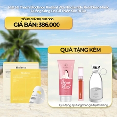 Mặt Nạ Thạch Làm Sáng Da Biodance Radiant Vita Niacinamide Real Deep Mask (1 hộp 4 mask)