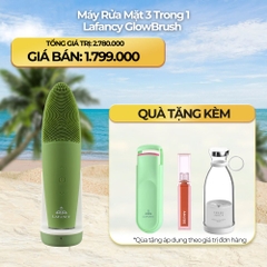 Máy rửa mặt 3in1 Lafancy GlowBrush