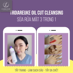 SỮA RỬA MẶT : TROIAREUKE ACSEN OIL CUT CLEANSING 120ML