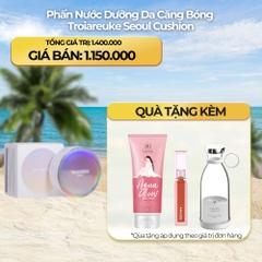 Troiareuke Aesthetic Seoul Cushion Phấn Nước Dưỡng Da Căng Bóng