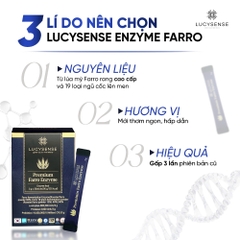 Lucysense Premium Farro Enzyme Hỗ Trợ Tiêu Hoá,Vóc Dáng Thon Gọn [1 Hộp 30 Gói]