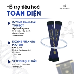 Lucysense Premium Farro Enzyme Hỗ Trợ Tiêu Hoá,Vóc Dáng Thon Gọn [1 Hộp 30 Gói]