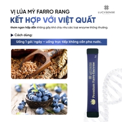 Lucysense Premium Farro Enzyme Hỗ Trợ Tiêu Hoá,Vóc Dáng Thon Gọn [1 Hộp 30 Gói]