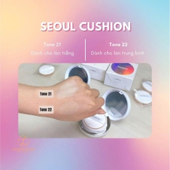 Troiareuke Aesthetic Seoul Cushion Phấn Nước Dưỡng Da Căng Bóng