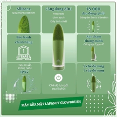 Máy rửa mặt 3in1 Lafancy GlowBrush