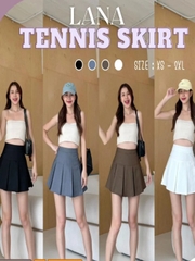 Chân váy tennis lưng cao, có lót quần , chân váy xếp ly cạp cao CV19