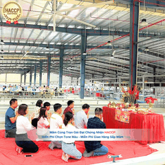 Mâm cúng giỗ tổ nghề May Luxury