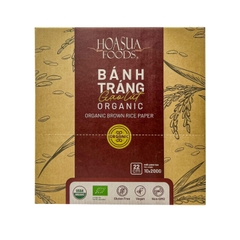 Bánh tráng gạo lứt hữu cơ Hoa Sữa (200g x 10 gói)