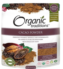 Bột Cacao Hữu Cơ Organic Traditions 227g