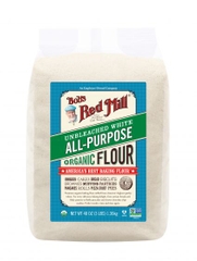 Bột mì đa dụng hữu cơ Bob's Red Mill 1.36kg & 2.27kg - Organic Unbleached All Purpose Flour