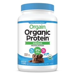 Bột protein thực vật và greens hữu cơ Orgain 882gr hương chocolate